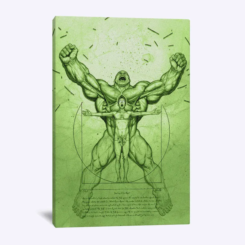 Настенный постер Халк marvel холст для детей подростков гостиной дома спальни