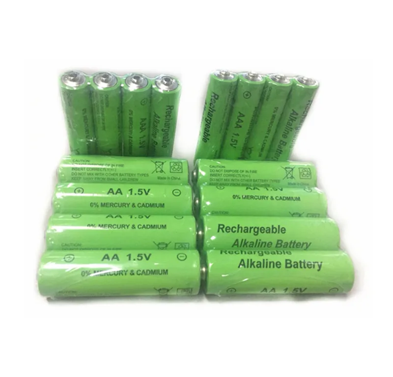 8pcs 1.5V AA 3000mah Alkaline Rechargeable battery + 8pcs 1.5V AAA