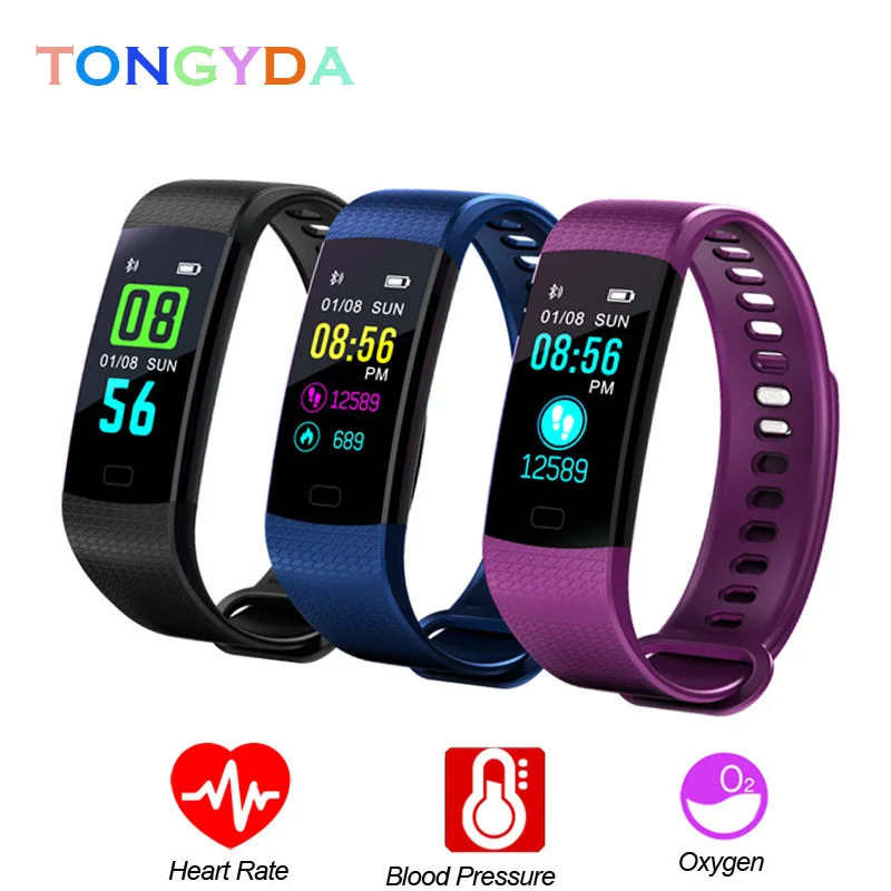 

2019New Sport Smart Bracelet Men Smart Watch Women Fitness Tracker Smart Wristband Heart Rate Blood Pressure Monitor Smartwatch