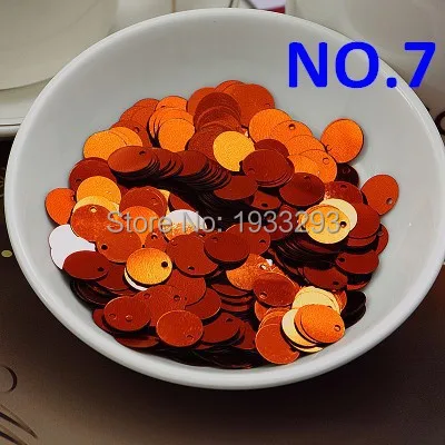 Горячая Распродажа 2000 шт/партия(около 60 г) плоские круглые пайетки с блестками верхнее отверстие 10 мм шитье Свадебное Ремесло 25 цветов на выбор