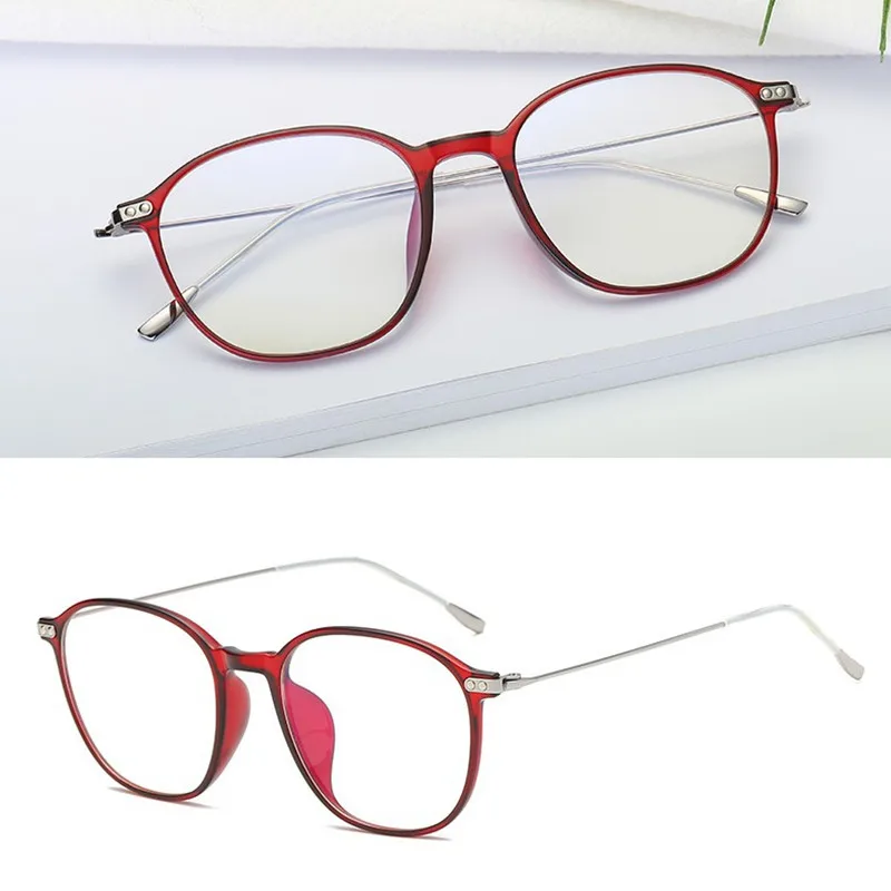 

TR90 Metal Alloy Glasses Frame Men Myopia Eye Glass Prescription Eyeglasses 2019 Transparent Screwless Optical Frames Eyewear