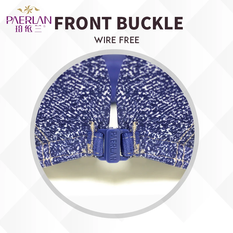 Goede PAERLAN Front gesp zonder stalen ring sneeuwvlok cowboy vrouwelijke beha geen spoor van een sexy sexy kleine borst verzamelen ondergoed lycra