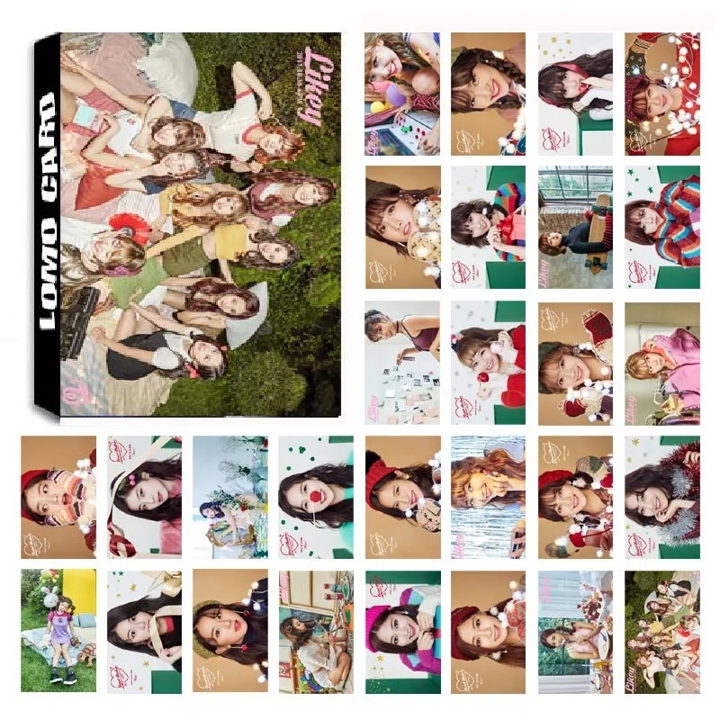 Новинка 30 шт./компл. KPOP TWICE 05 фотоальбом ПВХ карты самодельные фотокарты |