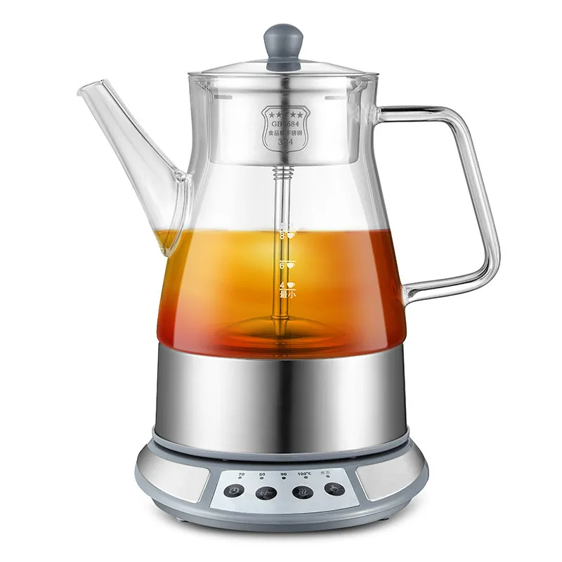 Brew tea ware black glass automatic electric kettle steam boiling pu 'er pot Brew tea ware black glass automatic electric kettle steam boiling pu 'er pot