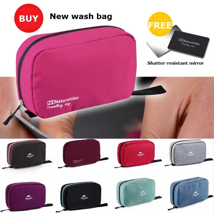 

NatureHike Factory Store travel wash bag outdoor portable Folding travel unisex storage bag waterproof cosmetic bag
