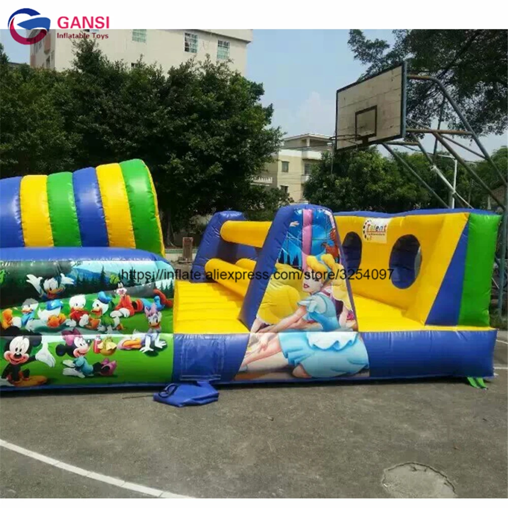 Park boot camp inflatable obstacle course jumping game for kids factory direct sale giant inflatable obstacle course for sale