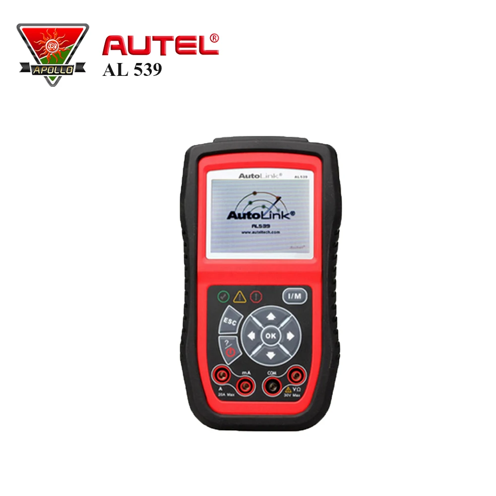 

Autel AL539 AutoLink OBDII Code Reader OBD Car Scanner Electrical Test AL 539 obd2/CAN Scan Tool