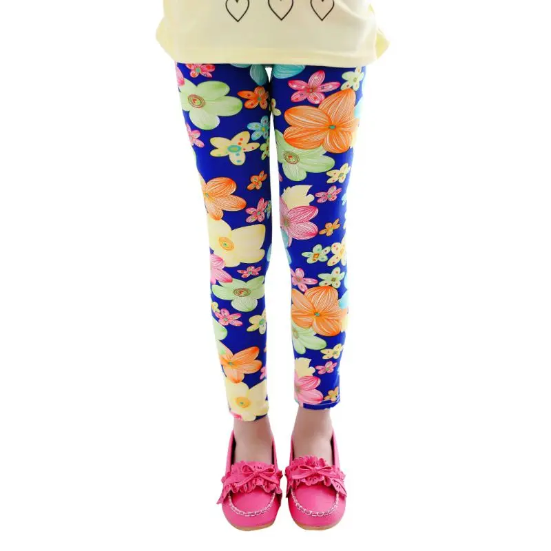 Buy All match Spring Girls Butterfly Flower Print Kids