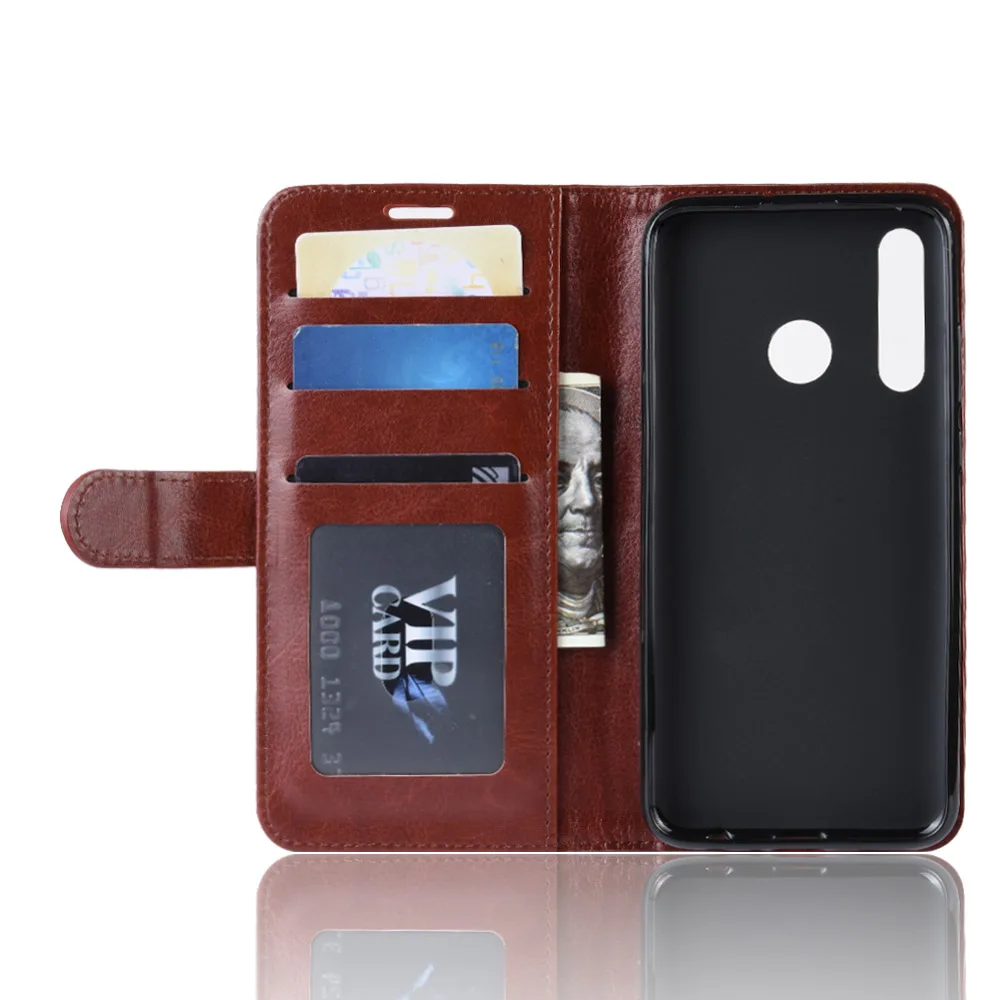 HUDOSSEN For Samsung Galaxy A60 A606F Case Luxury PU Leather Back Cover Coque For Samsung Galaxy A60 Case Flip Protective Bags