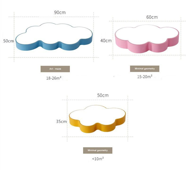 Светодиодный потолочный светильник с изображением облаков, Железный Абажур, потолочный светильник, детский светильник, Детский Светильник для спальни, светильник