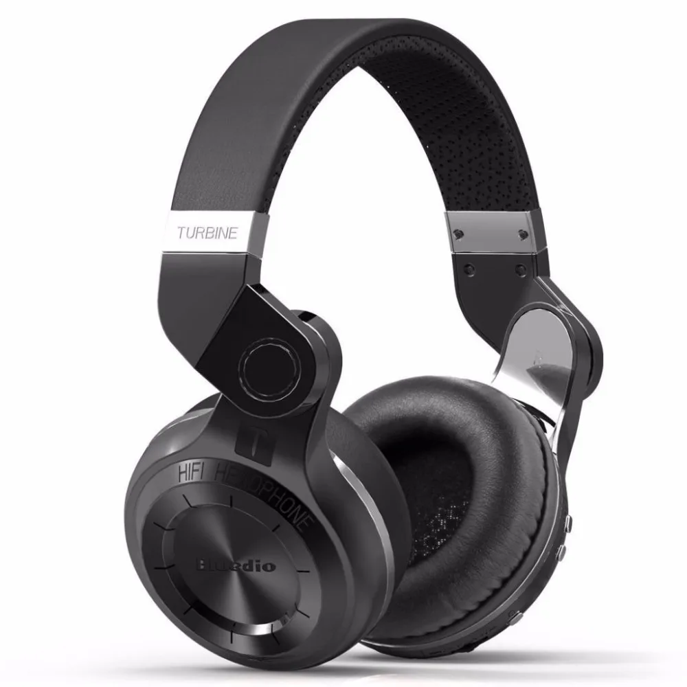 Goede Bluedio T2 + Krachtige Bass Stereo Bluetooth 5.0 Hoofdtelefoon Draadloze Headset Ondersteuning FM Radio Micro Sd kaart Spelen Met microfoon