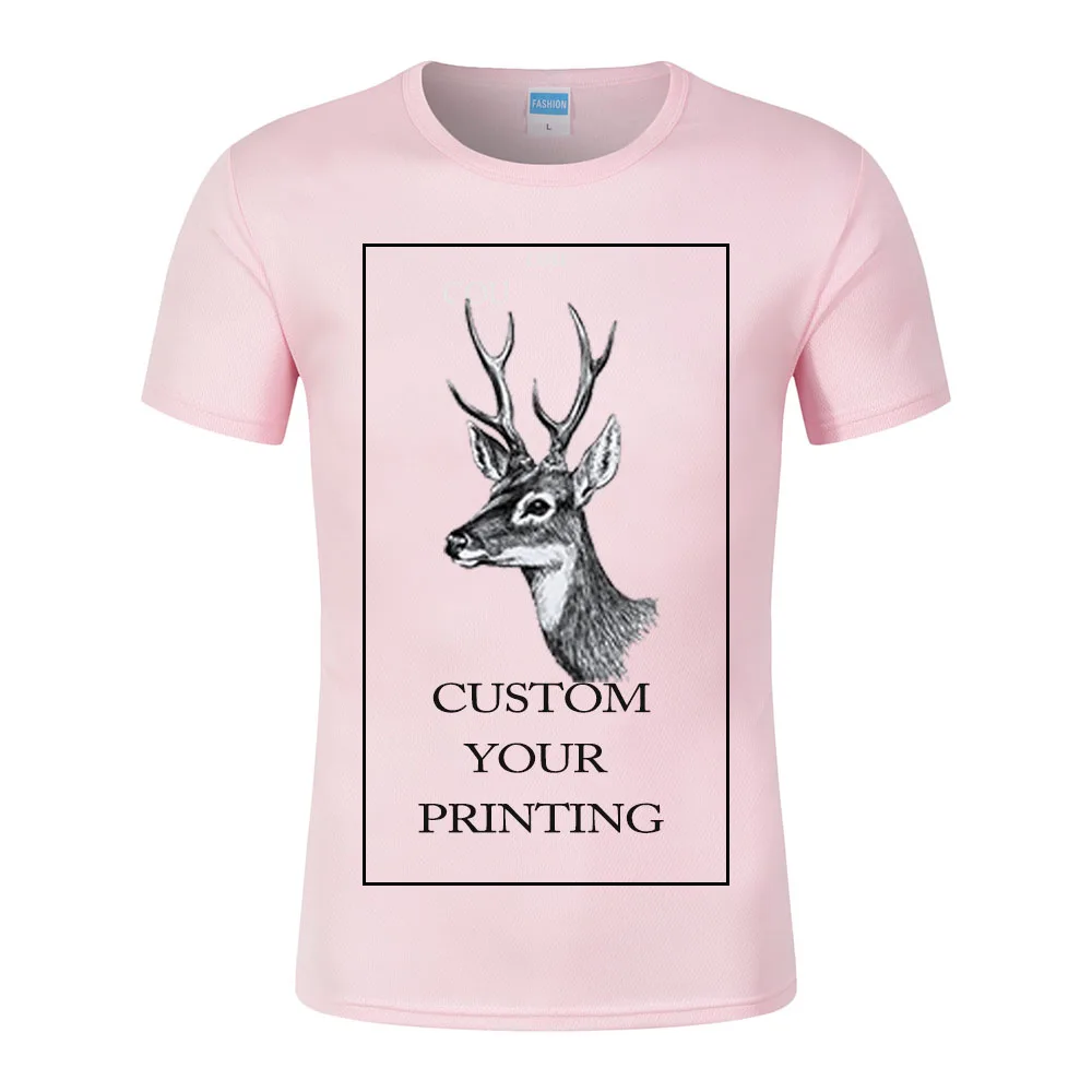 

Printed Custom T-Shirts Men Fashion Print Own Design Brand Logo Photo Summer Short Sleeve O-neck Tee Shirt Wholesale Unisex Tops