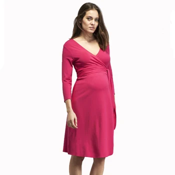 

Fashion Brand Maternity Clothes Elastic Maternity Dress Nice Evening Party Dress For Pregnant Women Elegant Spring Lady Vestidos