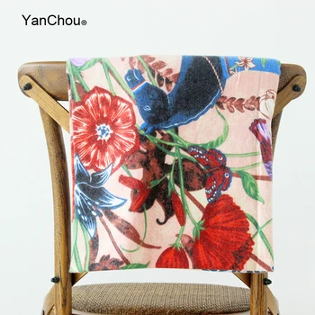 

Winter Square Cashmere Scarf Large Pashmina Poncho Woman Horse Print Warm Cashmere 130*130cm