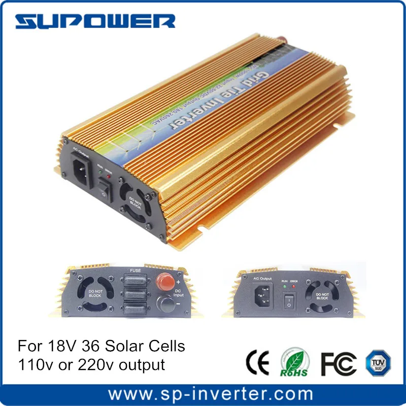 Solar Grid Tie Inverter 1000W MPPT function 110V or 220V output 18V
