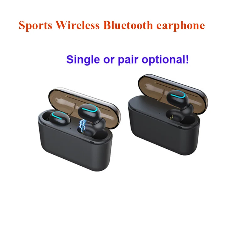 

Earphone Wireless Bluetooth earphone Sport Earphones Stereo In-Ear Music Earbuds Bluetooth 5.0 with 1500mAh Charging Box