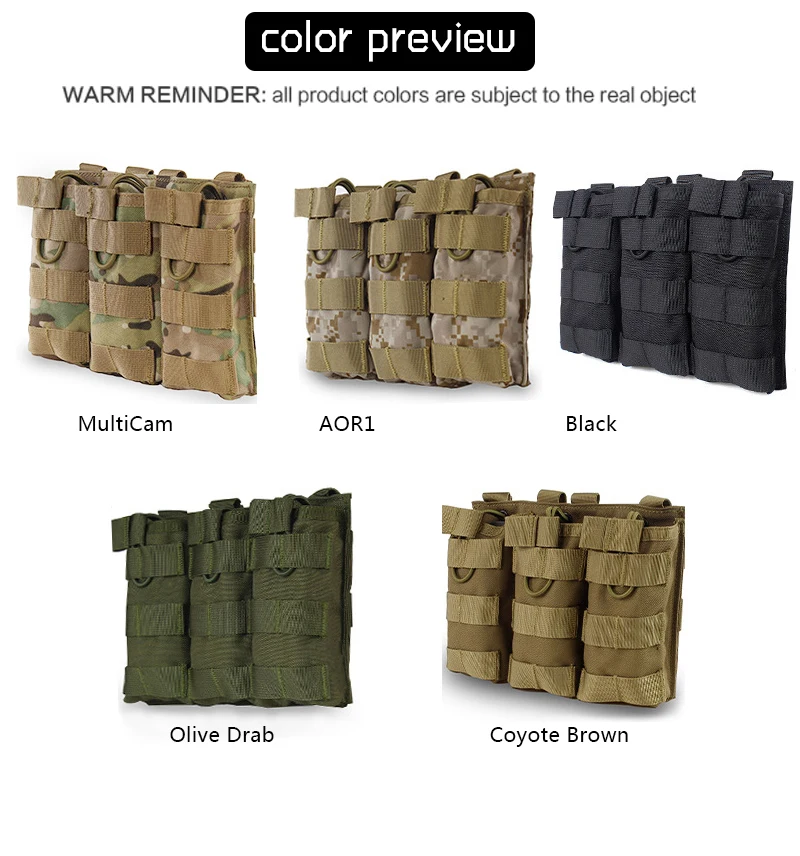 IDOGEAR подсумок, Molle, тройной подсумок, модульный подсумок для 5,56, Боевая обязанность, Wargame, для активного отдыха, 3533