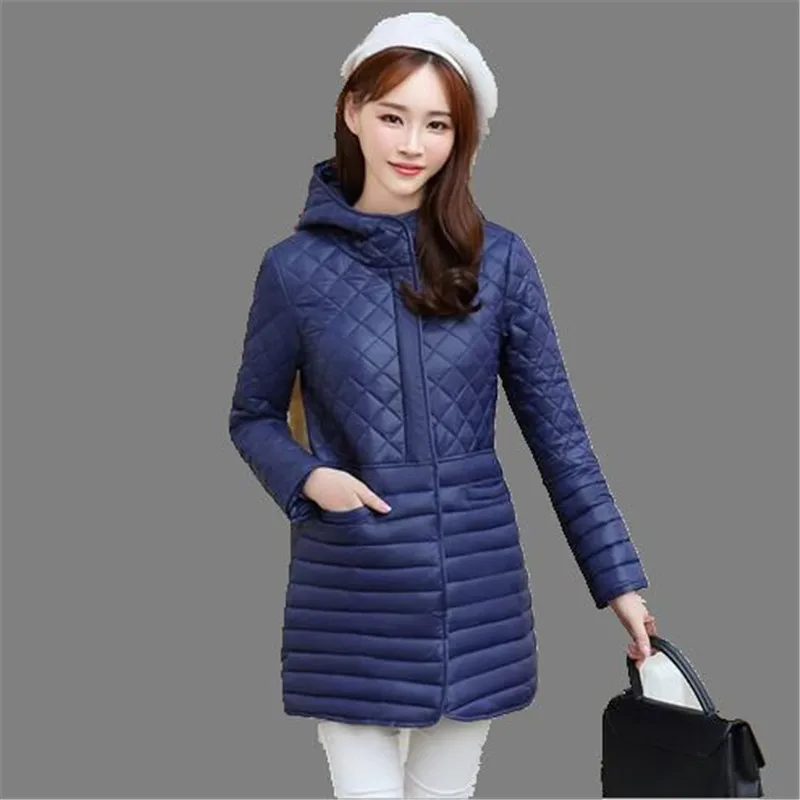Korea 2016 New Preppy Women Jacket Winter Thicken Down Cotton Jacket Big Yards Hooded Padded Coat