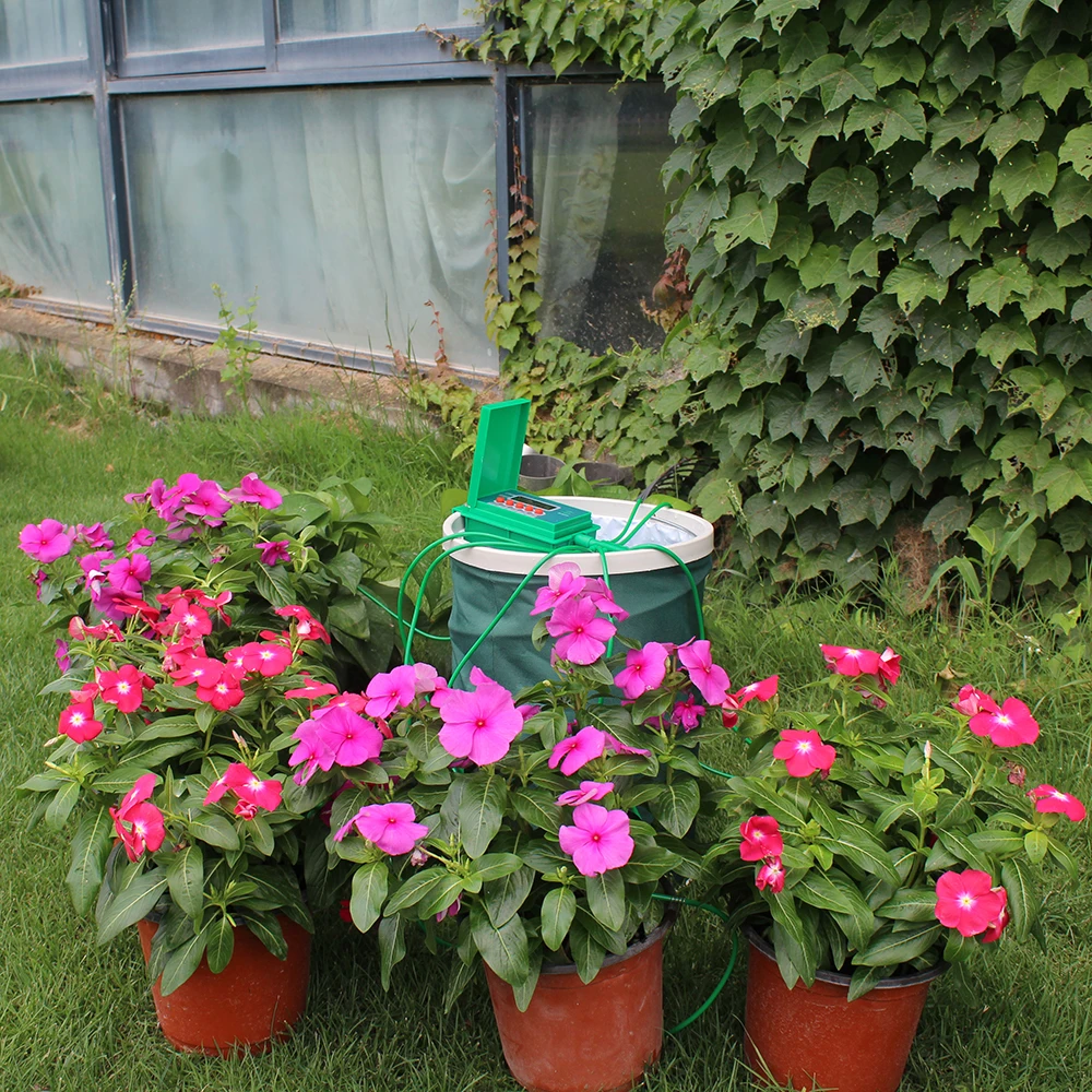 Домашний домашний автоматический умный капельный полив наборы полива сада система полива растений, цветов Маленький насос контроллер