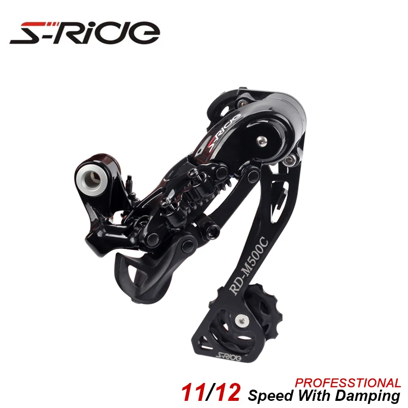 S-Ride Mount Bike 11/12 скоростная длинная клетка задний переключатель с Демпфированием совместимый SHIMANO Велоспорт MTB части велосипеда 260 г