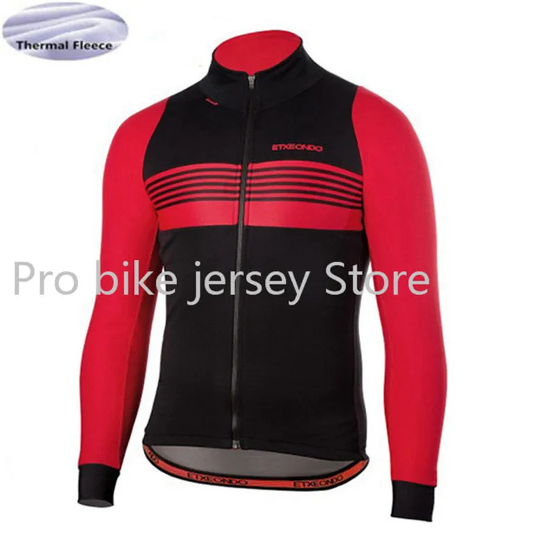 Etxeondo зимняя теплая флисовая куртка для велоспорта Джерси с длинным рукавом Ropa ciclismo hombre велосипедная одежда maillot Ciclism