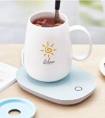 Ceramic Heating Mug with 55°C Constant-temperature Essential for winter  fully automatic Cup Warmer for Home and Office Use - AliExpress