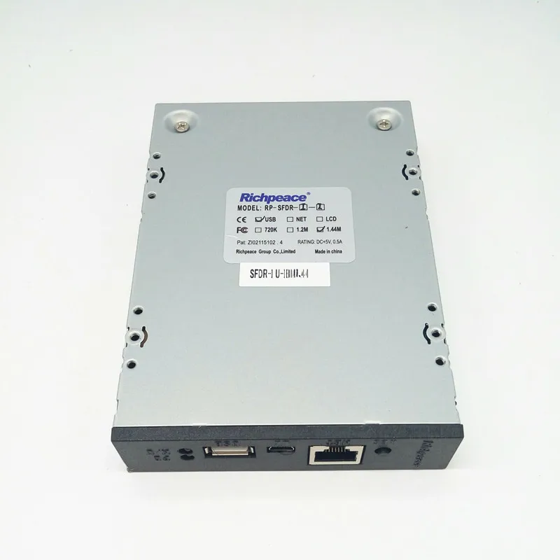 حار بيع usb القرص المرن مع نموذج محاكاة richpeace SFDR-I U-IBM1.44 swf/A-UK1206-45