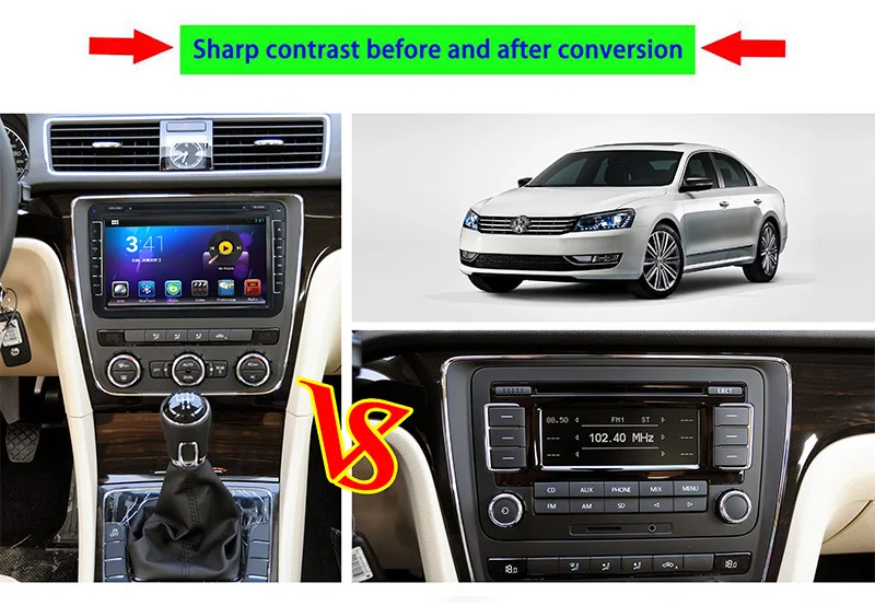 Sale Liislee For VW Series Car DVD player Multimedia Audio Video Radio GPS Multi-Touch Screen Android Bluetooth Stereo Navigation 0