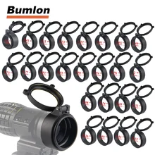 30-69 мм, прозрачная крышка для объектива винтовки, откидная крышка, быстрая пружинная защитная крышка, крышка объектива для страйкбола, пистолет, калибр 37-0072