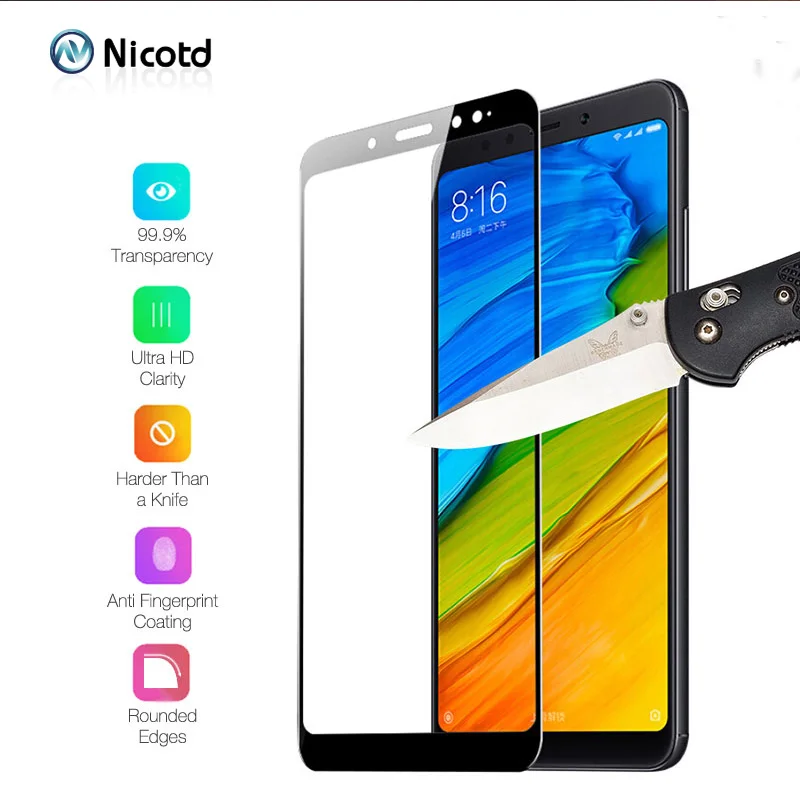 Nicodd для Redmi Note 5 Pro закаленное стекло пленка Xiaomi Plus 4X 4X4 3 защитная экрана