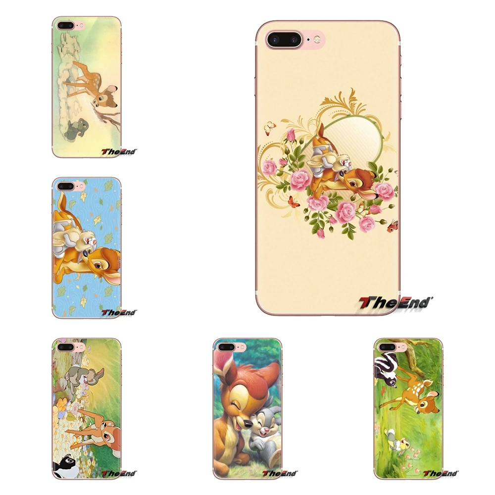 Для Xiaomi Mi3 Samsung A10 A30 A40 A50 A60 A70 Galaxy S2 Note 2 Grand Core Prime Силиконовые чехлы Pretty Bambi и Thumper Poster