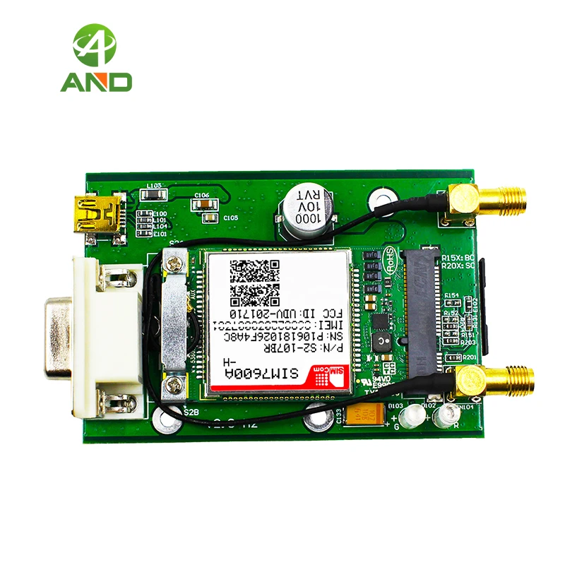LTE CAT4 4G 3G GPS SIM7600A H PCIE к RS232 DB9 mini USB интерфейс модем B2 B4 B12|Интегральные схемы| |