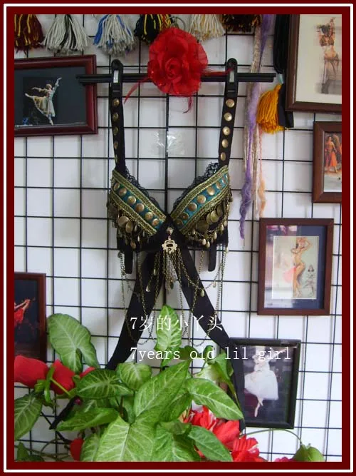

Tribal belly dance bra B103
