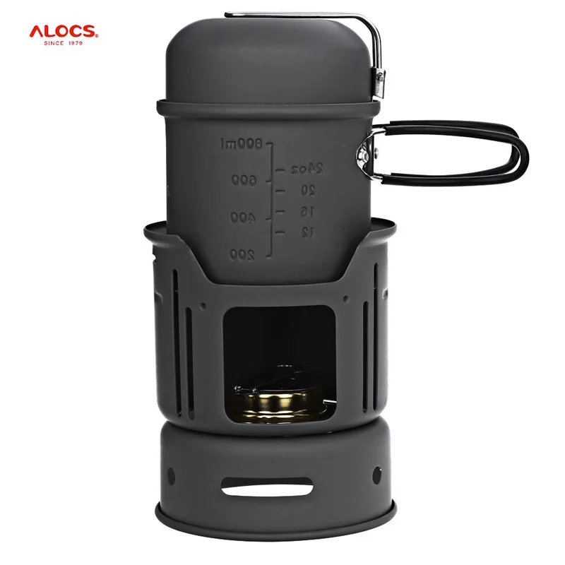 

New Portable 7 Pcs Outdoor Sport Tableware Cooking Set 1-2 Person Kitchen Cookware Travel Kit for Survival Camping Hiking Picnic