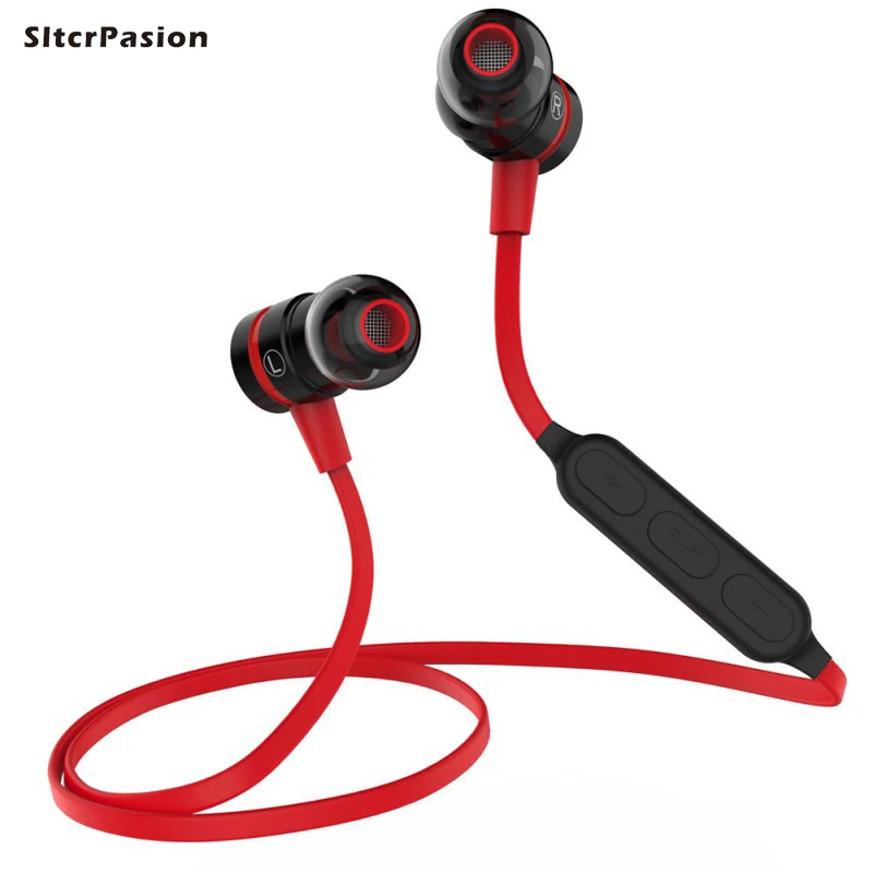 

SltcrPasion Bluetooth Earphone Sport Running Headphone With Mic Earbud Wireless Earphones Bluetooth Headset For iPhone Xiaomi