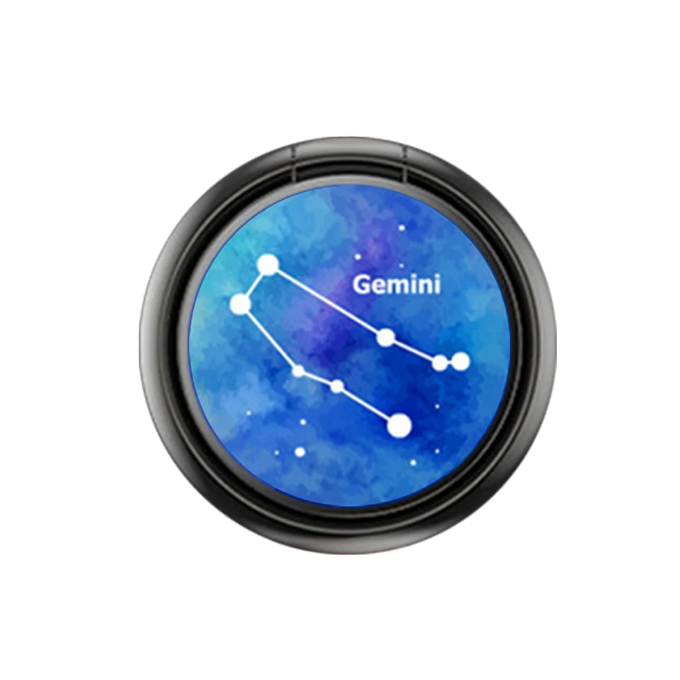 Venroii металлическое кольцо-держатель для iPhone XR X 8 7 Plus Магнитный Автомобильный держатель для телефона Подставка на 360 градусов для samsung Xiaomi кронштейн - Цвет: Gemini