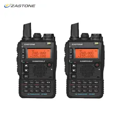 (2 шт.) Zastone UV-8DR 5 Вт мини радио VHF/UHF 136–174 МГц, 400–520 МГц двухканальные рации CB Ham 128 канала двухстороннее telsiz