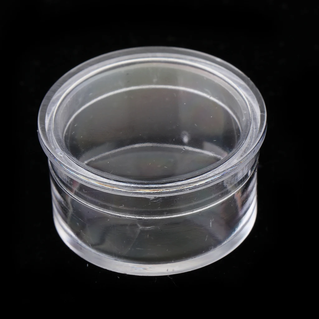 50 Boxes Makeup Empty Storage Box For Nail Art Tip Rhinestone Gem Glitter Powder Cosmetic Hard Plastic Jar Travel Organizer