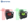 KT901C 5 Linien Laser Level Horizontale Vertikale 630 670nm IP54 Manuelle Selbst Nivellierung Volle Zeit & Outdoor Puls Modus|Lasernivellierer| -