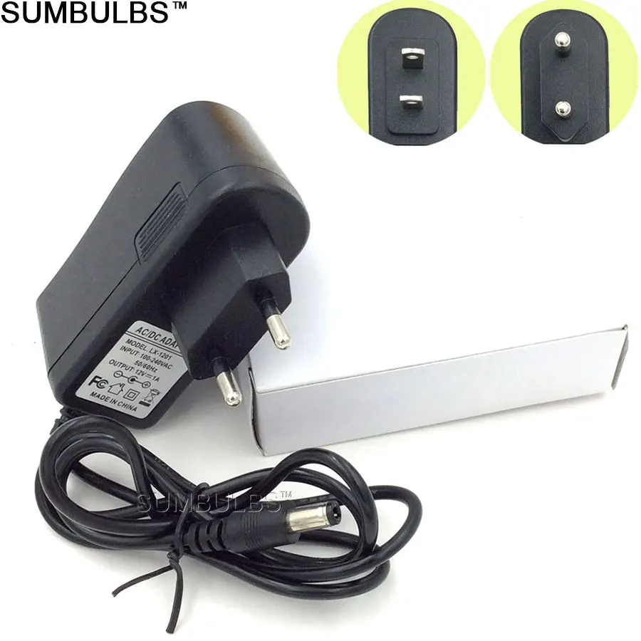 AC DC LED Power Supply Charger Transformer 10W 110V 220V to 12V 1A Adapter 1000mA Driver