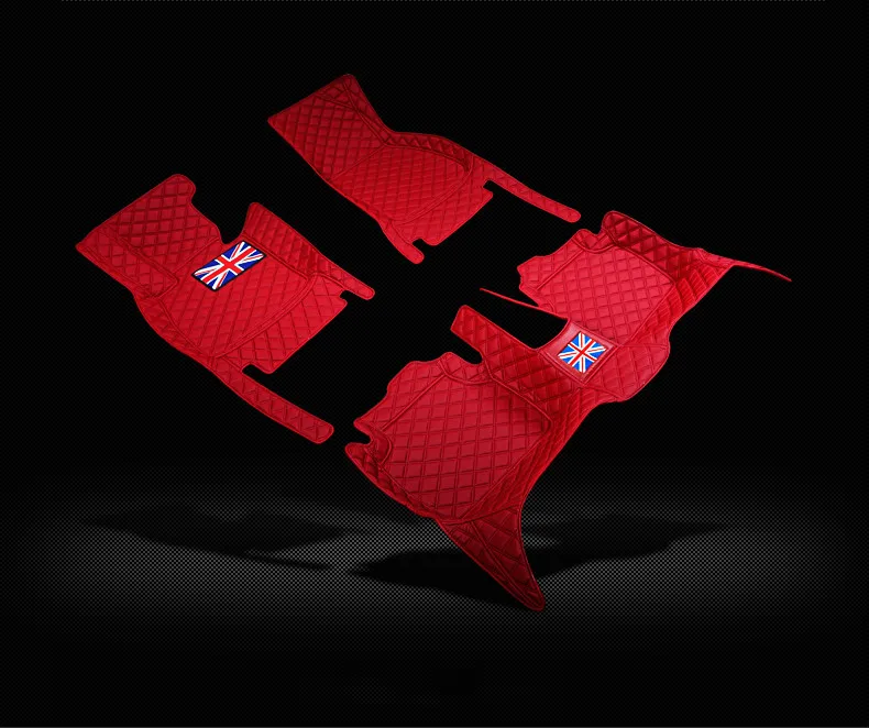 Пользовательские полный Крытая без запаха Водонепроницаемый ковры прочный автомобильные коврики для Mini Cooper Clubman F54 F55 с Union британский флаг