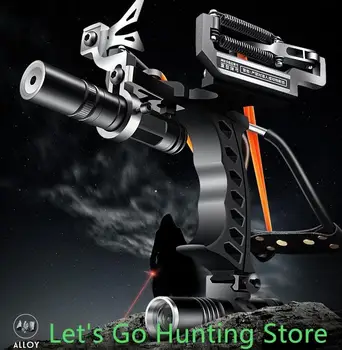 

Professional hunting slingshot judge slingshot laser green dot aiming target sling shot with arrow rest accurate shot