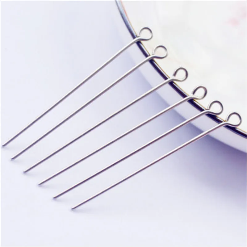 Buy Aclovex 100pcs 21/35/40/45mm Stainless Steel Eye