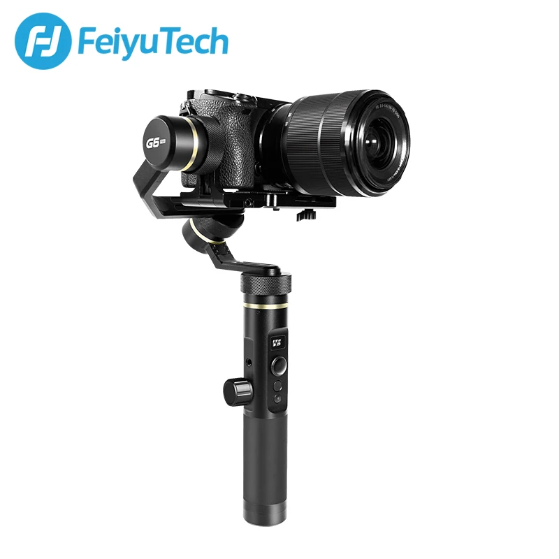 

FeiyuTech G6 Plus Stabilizer 3-Axis Handheld Gimbal for Mirrorless Camera Pocket Camera GoPro Smartphone Payload 800g Feiyu G6P