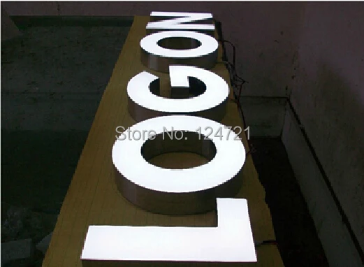 

Illuminated Letters Font ,Custom Light Box Letters ,3d Backlit Sign Advertising display