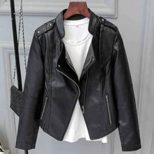 Модная черная Весенняя женская замшевая куртка с блестящая молния с бахромой кожаные замшевые куртки верхняя одежда женская брендовая одежда хороший C438