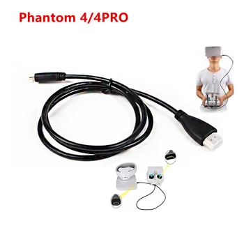 

DJI VR Goggles Cable Connect to Remote Controller HDMI aux Cable for DJI Phantom 4 PRO/ 4PRO+