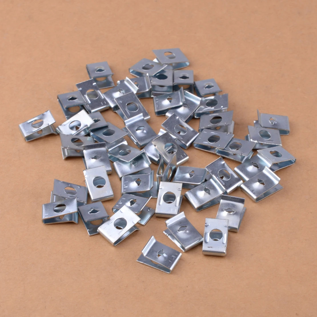 

CITALL 50pcs Car Auto Universal Speed Fasteners U Nuts Self Tapping Screw Spire Clip Interior Trim Panels For Motor Vehicles