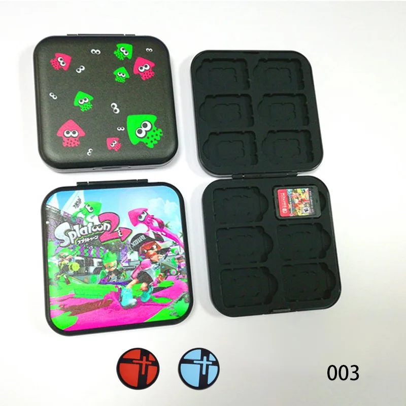 

Game Cards Storage Box for Nintend Switch Protective Case Hard Shell with 2 Analog Caps for NintendoSwitch Gaming Accessories