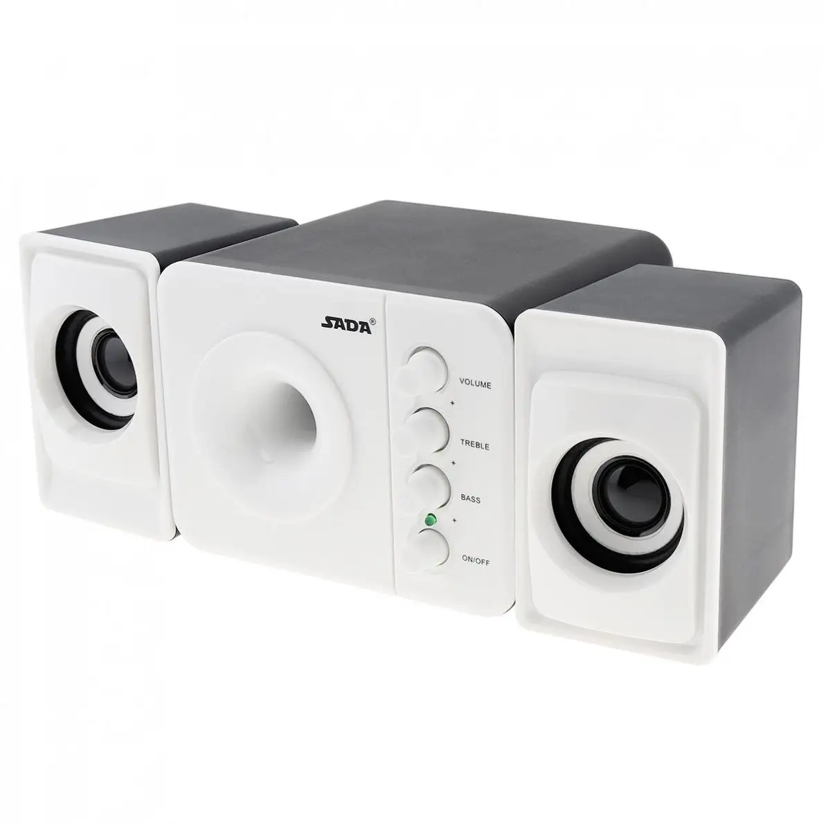 SADA D 205 портативный 3 Вт USB2.0 сабвуфер комбинированные колонки с 5 мм аудио разъем и